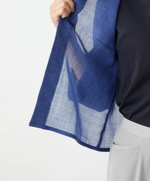 Leilian / レリアン テーラードジャケット | ノーカラージャケット【Leilian WHITE LABEL】 | 詳細15