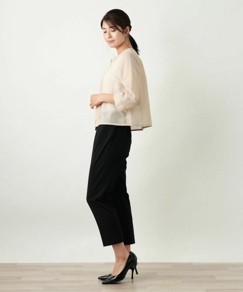 Leilian / レリアン テーラードジャケット | ノーカラージャケット【Leilian WHITE LABEL】 | 詳細2