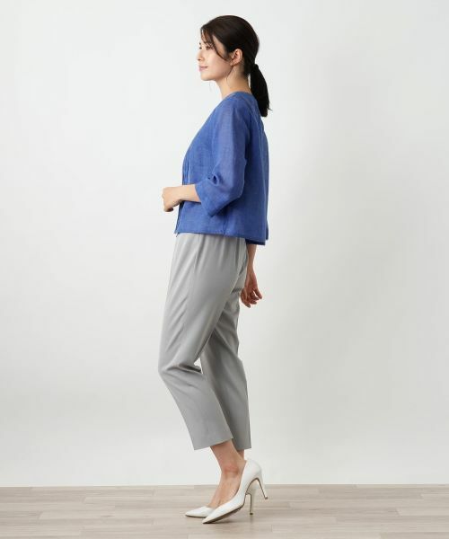 Leilian / レリアン テーラードジャケット | ノーカラージャケット【Leilian WHITE LABEL】 | 詳細5