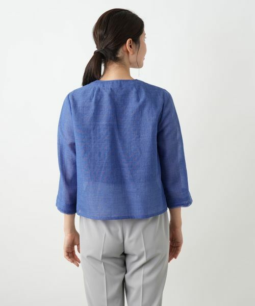 Leilian / レリアン テーラードジャケット | ノーカラージャケット【Leilian WHITE LABEL】 | 詳細9