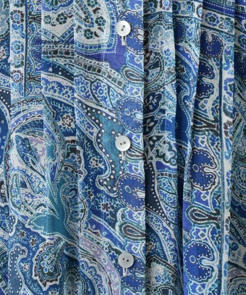 Leilian / レリアン シャツ・ブラウス | ペイズリー柄バンドカラーブラウス【Leilian WHITE LABEL】 | 詳細14