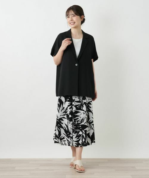 Leilian / レリアン テーラードジャケット | ドロップショルダージャケット【Leilian WHITE LABEL】 | 詳細1