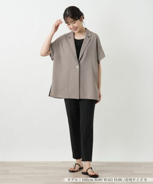 Leilian / レリアン テーラードジャケット | ドロップショルダージャケット【Leilian WHITE LABEL】 | 詳細4