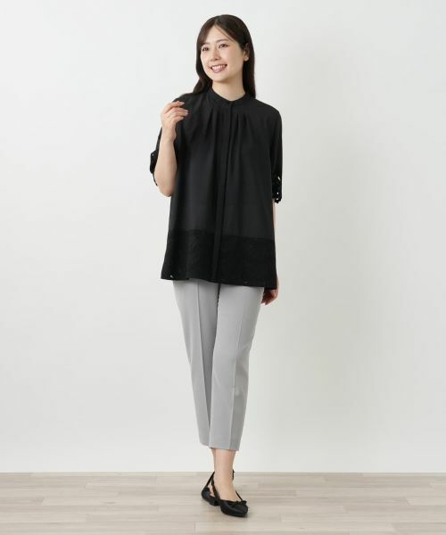 Leilian / レリアン シャツ・ブラウス | レースブラウス【Leilian WHITE LABEL】 | 詳細1