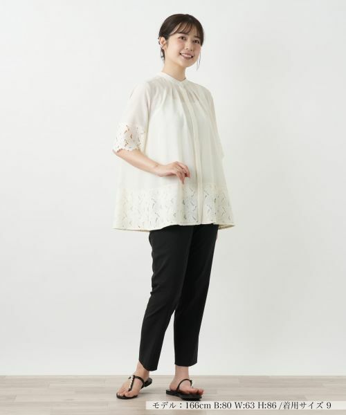 Leilian / レリアン シャツ・ブラウス | レースブラウス【Leilian WHITE LABEL】 | 詳細4
