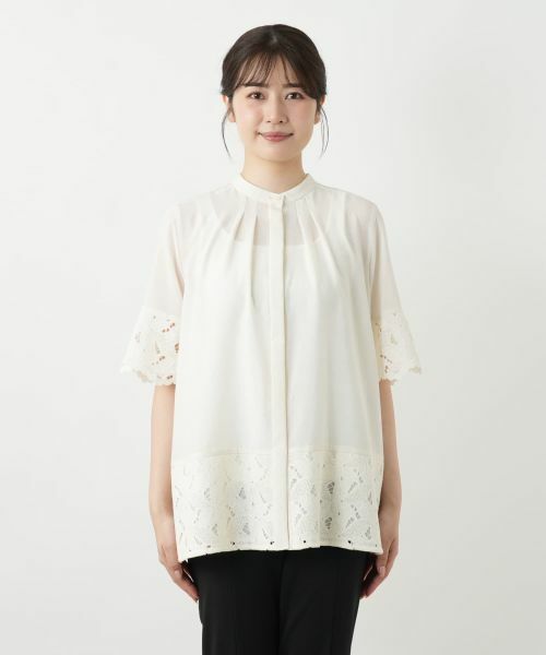 Leilian / レリアン シャツ・ブラウス | レースブラウス【Leilian WHITE LABEL】 | 詳細7