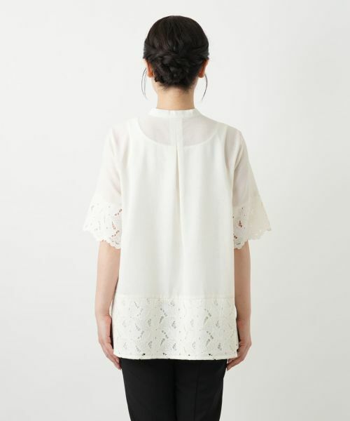 Leilian / レリアン シャツ・ブラウス | レースブラウス【Leilian WHITE LABEL】 | 詳細9