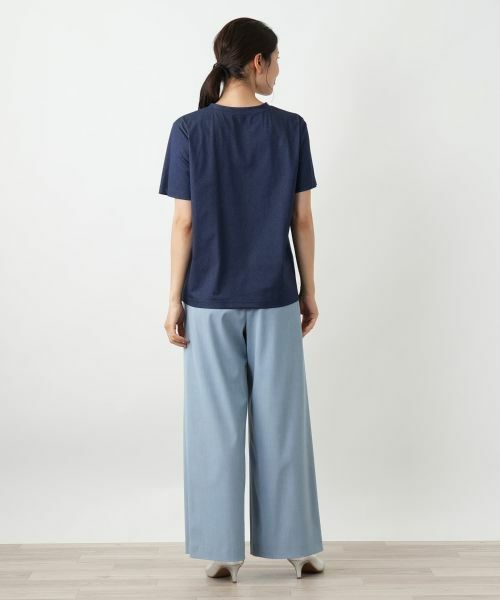 Leilian / レリアン Tシャツ | リボンクルーネックカットソー【Leilian WHITE LABEL】 | 詳細3