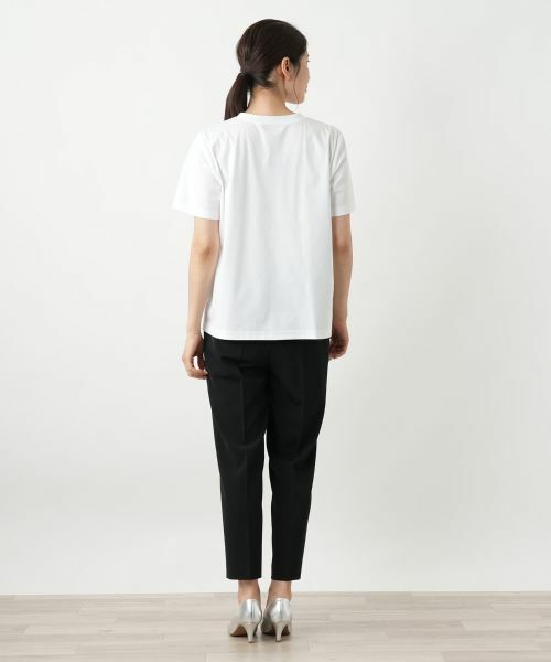Leilian / レリアン Tシャツ | リボンクルーネックカットソー【Leilian WHITE LABEL】 | 詳細6