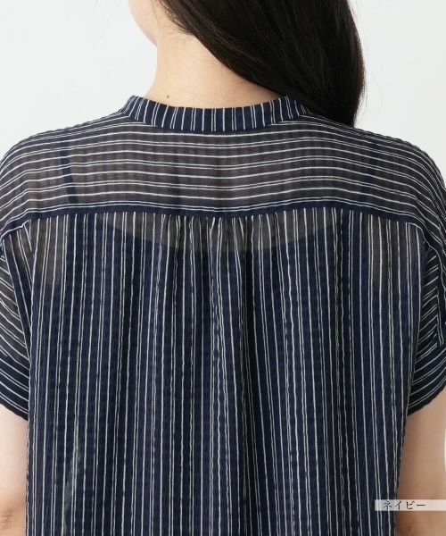 Leilian / レリアン シャツ・ブラウス | ストライプブラウス【Leilian WHITE LABEL】 | 詳細11