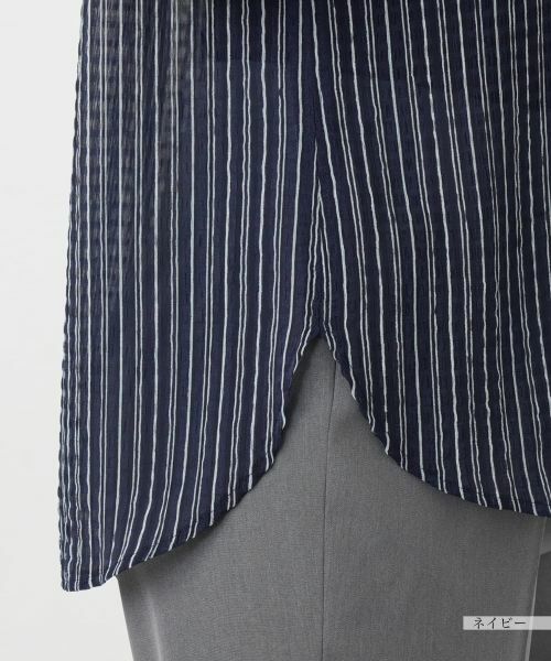 Leilian / レリアン シャツ・ブラウス | ストライプブラウス【Leilian WHITE LABEL】 | 詳細13