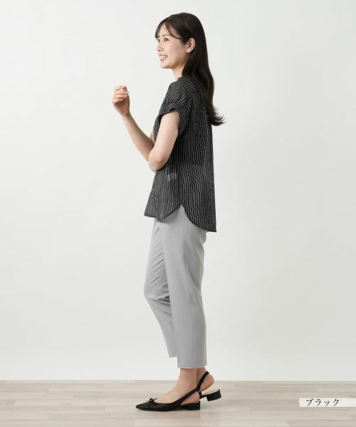 Leilian / レリアン シャツ・ブラウス | ストライプブラウス【Leilian WHITE LABEL】 | 詳細2
