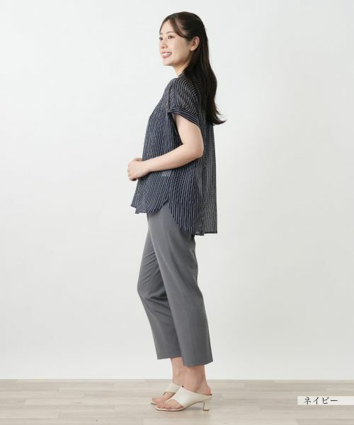 Leilian / レリアン シャツ・ブラウス | ストライプブラウス【Leilian WHITE LABEL】 | 詳細5