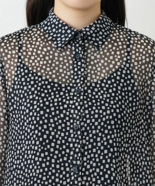 Leilian / レリアン シャツ・ブラウス | プリントブラウス【Leilian WHITE LABEL】 | 詳細10