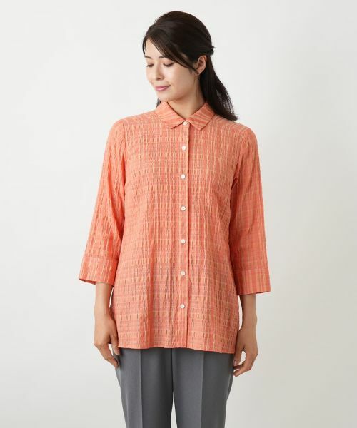 Leilian / レリアン シャツ・ブラウス | 七分袖ブラウス【Leilian WHITE LABEL】 | 詳細10