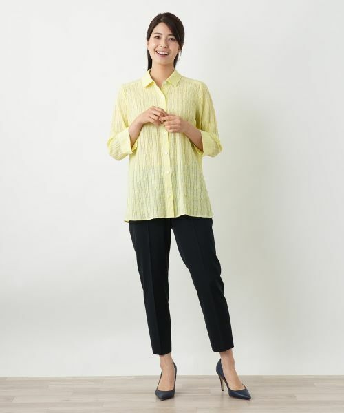 Leilian / レリアン シャツ・ブラウス | 七分袖ブラウス【Leilian WHITE LABEL】 | 詳細4