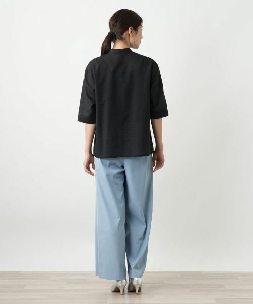 Leilian / レリアン シャツ・ブラウス | バンドカラーブラウス【Leilian WHITE LABEL】 | 詳細3