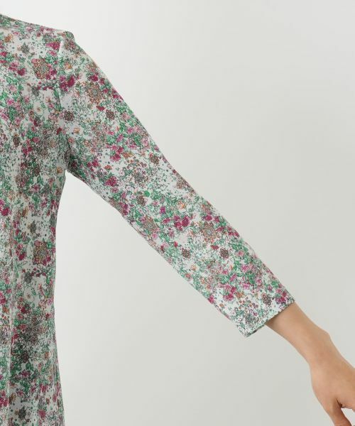 Leilian / レリアン カットソー | 小花柄カットソー【Leilian WHITE LABEL】 | 詳細15