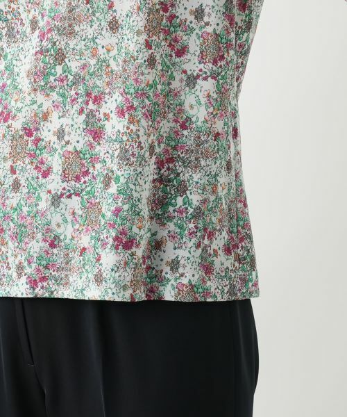 Leilian / レリアン カットソー | 小花柄カットソー【Leilian WHITE LABEL】 | 詳細16