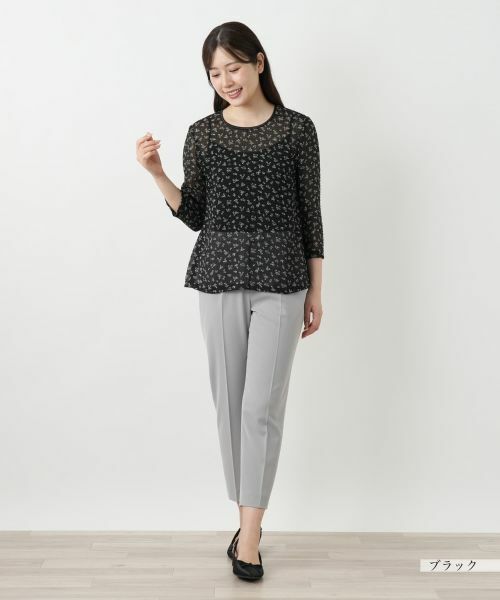 Leilian / レリアン シャツ・ブラウス | プリントブラウス【Leilian WHITE LABEL】 | 詳細13