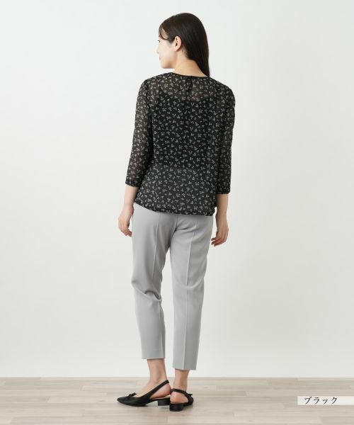 Leilian / レリアン シャツ・ブラウス | プリントブラウス【Leilian WHITE LABEL】 | 詳細15