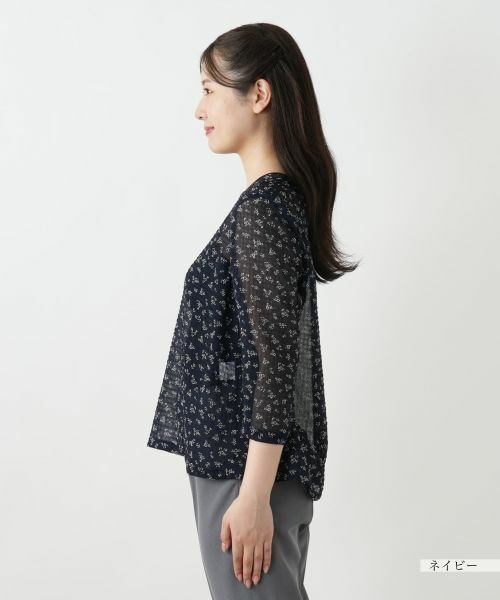 Leilian / レリアン シャツ・ブラウス | プリントブラウス【Leilian WHITE LABEL】 | 詳細5