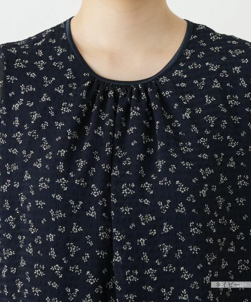 Leilian / レリアン ドレス | プリントギャザーワンピース【Leilian WHITE LABEL】 | 詳細10