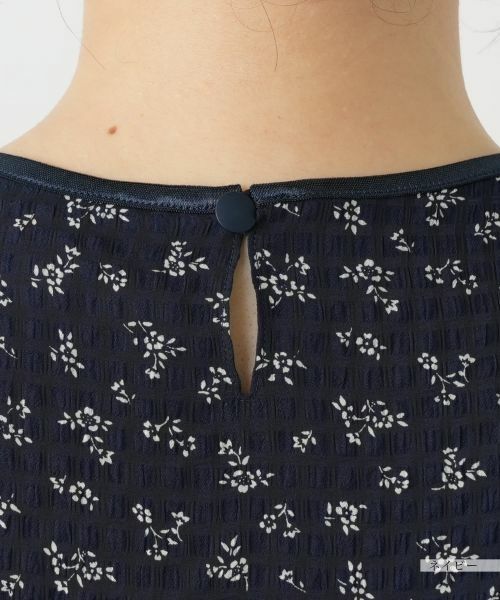 Leilian / レリアン ドレス | プリントギャザーワンピース【Leilian WHITE LABEL】 | 詳細12