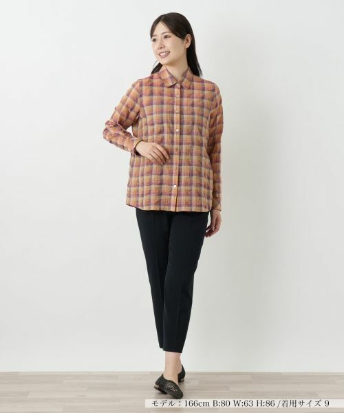 Leilian / レリアン シャツ・ブラウス | チェックブラウス【Leilian WHITE LABEL】 | 詳細1