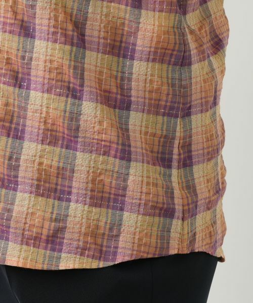 Leilian / レリアン シャツ・ブラウス | チェックブラウス【Leilian WHITE LABEL】 | 詳細10