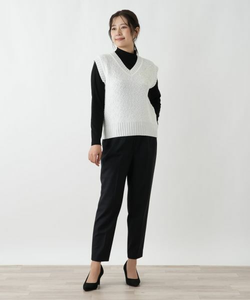 Leilian / レリアン その他パンツ | センタープレステーパードパンツ | 詳細1