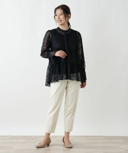 Leilian / レリアン その他パンツ | センタープレステーパードパンツ | 詳細13