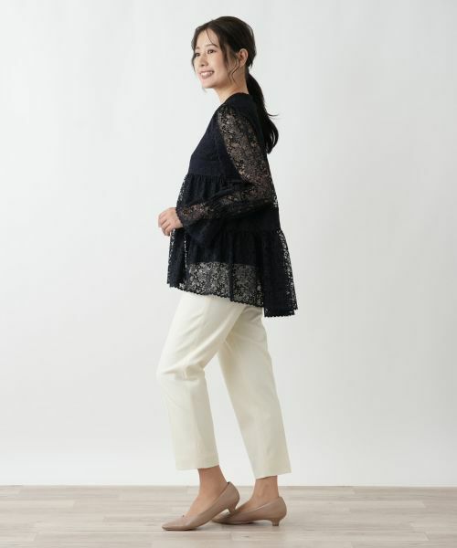 Leilian / レリアン その他パンツ | センタープレステーパードパンツ | 詳細14