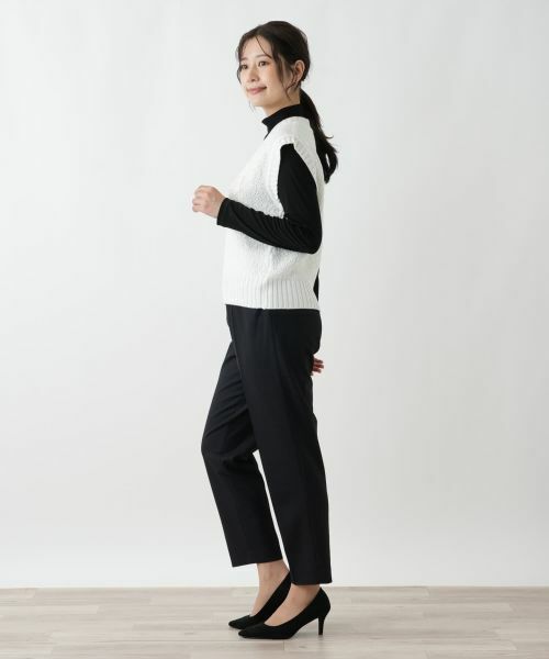 Leilian / レリアン その他パンツ | センタープレステーパードパンツ | 詳細2