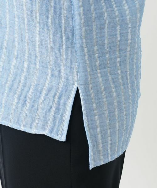 Leilian / レリアン シャツ・ブラウス | ストライプブラウス | 詳細11