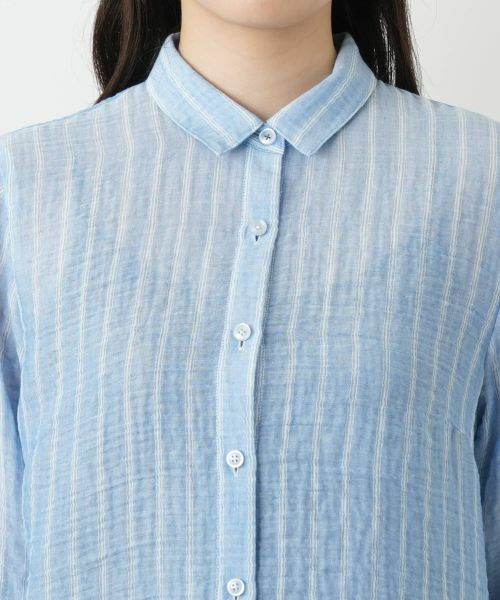 Leilian / レリアン シャツ・ブラウス | ストライプブラウス | 詳細7