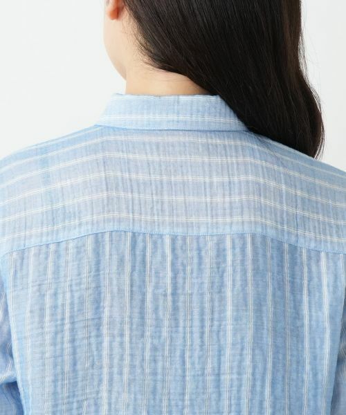 Leilian / レリアン シャツ・ブラウス | ストライプブラウス | 詳細8