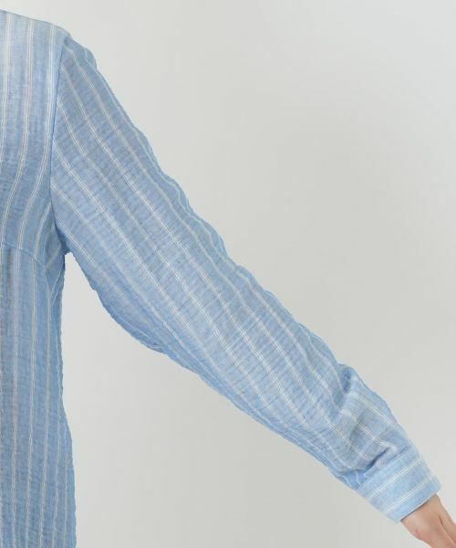 Leilian / レリアン シャツ・ブラウス | ストライプブラウス | 詳細9