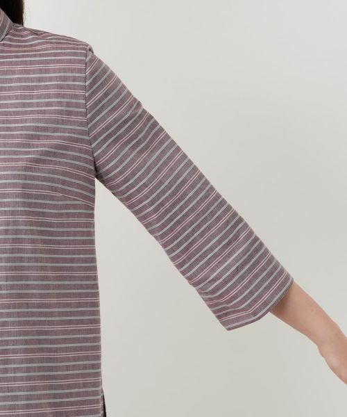 Leilian / レリアン シャツ・ブラウス | マルチボーダーブラウス【Leilian WHITE LABEL】 | 詳細9