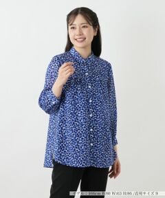 Leilian / レリアン シャツ・ブラウス | 小花柄プリントブラウス【Leilian WHITE LABEL】