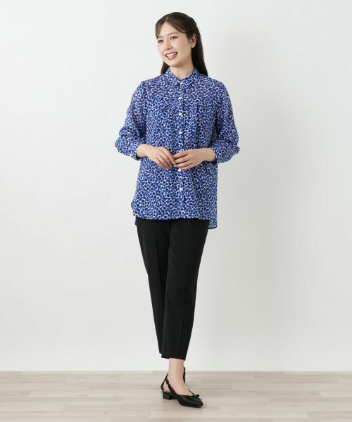 Leilian / レリアン シャツ・ブラウス | 小花柄プリントブラウス【Leilian WHITE LABEL】 | 詳細1