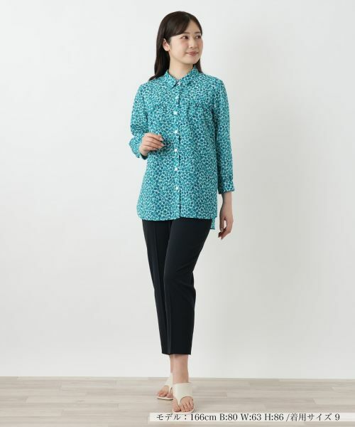 Leilian / レリアン シャツ・ブラウス | 小花柄プリントブラウス【Leilian WHITE LABEL】 | 詳細4