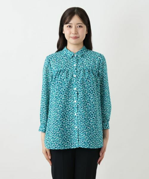 Leilian / レリアン シャツ・ブラウス | 小花柄プリントブラウス【Leilian WHITE LABEL】 | 詳細7