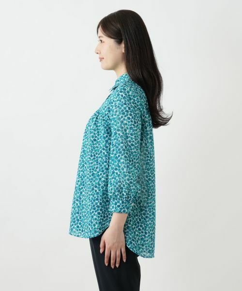 Leilian / レリアン シャツ・ブラウス | 小花柄プリントブラウス【Leilian WHITE LABEL】 | 詳細8