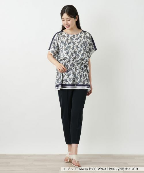 Leilian / レリアン シャツ・ブラウス | ペイズリー柄フレアブラウス | 詳細1