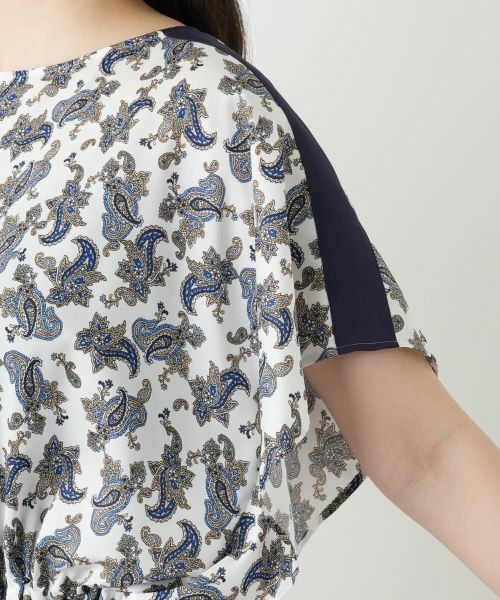 Leilian / レリアン シャツ・ブラウス | ペイズリー柄フレアブラウス | 詳細10