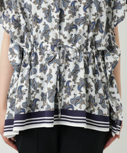 Leilian / レリアン シャツ・ブラウス | ペイズリー柄フレアブラウス | 詳細11