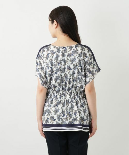 Leilian / レリアン シャツ・ブラウス | ペイズリー柄フレアブラウス | 詳細7