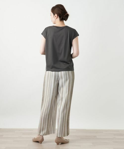 Leilian / レリアン その他パンツ | ストライプワイドパンツ | 詳細3