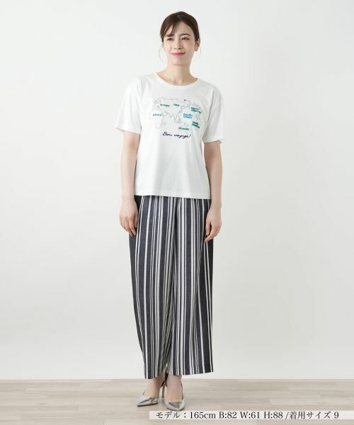 Leilian / レリアン その他パンツ | ストライプワイドパンツ | 詳細4